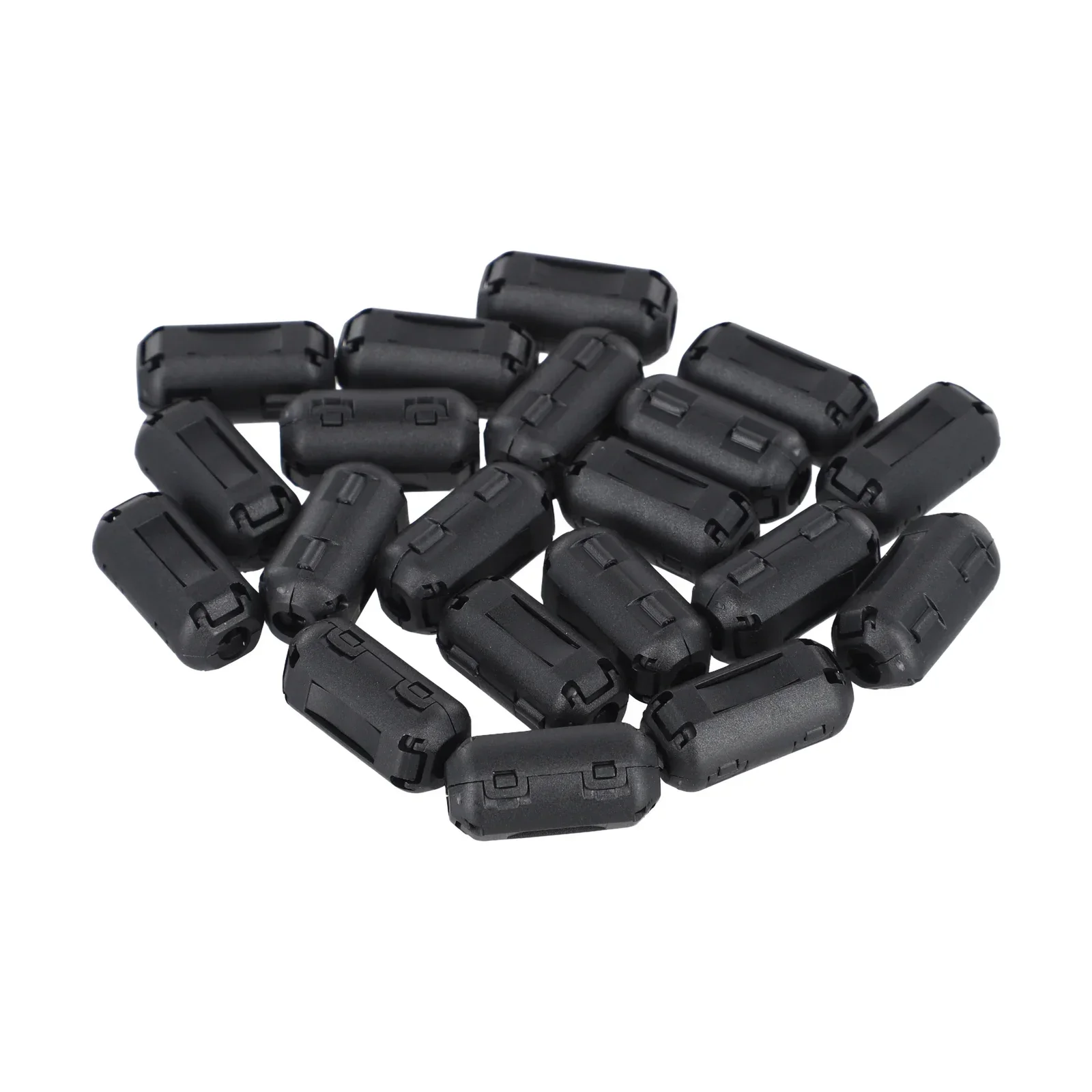 20pcs 5mm Clip-on Ferrite Ring Core Noise Suppressor Cable Clip Cable Active Components Filters For USB Audio Video PowerCord
20pcs 5mm Clip-on Ferrite Ring Core Noise Suppressor Cable Clip Cable Active Components Filters For USB Audio Video PowerCord