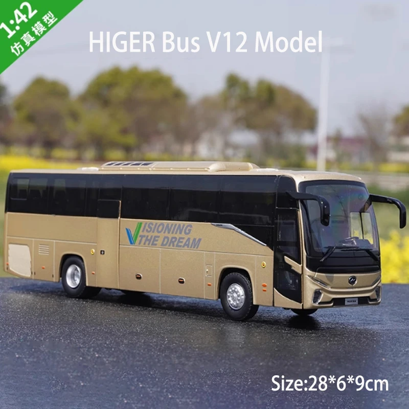 Diecast 1:42 Scale HIGER Bus V12 Model Lighting Version Alloy Simulation Car Model Collection Gift Toys Souvenir Decoration
Diecast 1:42 Scale HIGER Bus V12 Model Lighting Version Alloy Simulation Car Model Collection Gift Toys Souvenir Decoration