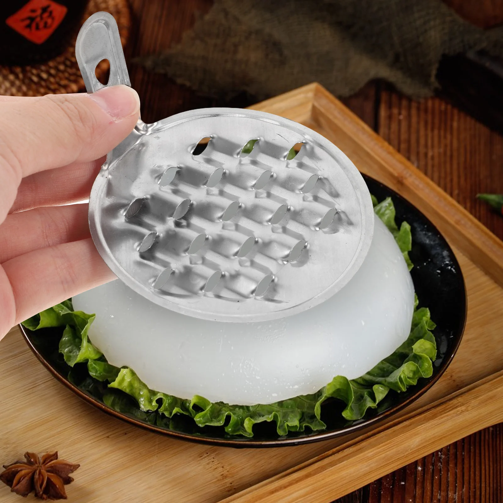 6pcs Liangpi Planer Food Scrapers Stainless Steel Kitchen Gadgets Spreader Grease Shield Splatter Guard Jelly Tools
6pcs Liangpi Planer Food Scrapers Stainless Steel Kitchen Gadgets Spreader Grease Shield Splatter Guard Jelly Tools
