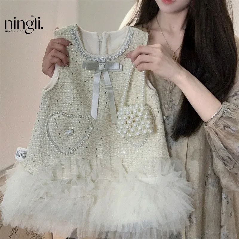 Girls' Fleece Lined Puffy Skirt Children's Autumn Winter Dress Vest Dress Baby Girl Formal Dress Princess Dress
Girls' Fleece Lined Puffy Skirt Children's Autumn Winter Dress Vest Dress Baby Girl Formal Dress Princess Dress