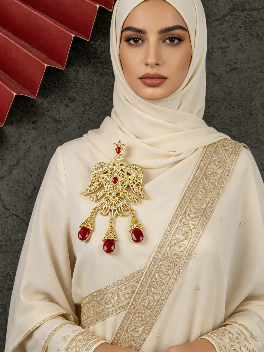 Gold Plated Shiny Metal Phoenix Sculpture Bridal Chest Flower Headscarf Buckle Lapel Pin Festive Gift for Women
Gold Plated Shiny Metal Phoenix Sculpture Bridal Chest Flower Headscarf Buckle Lapel Pin Festive Gift for Women