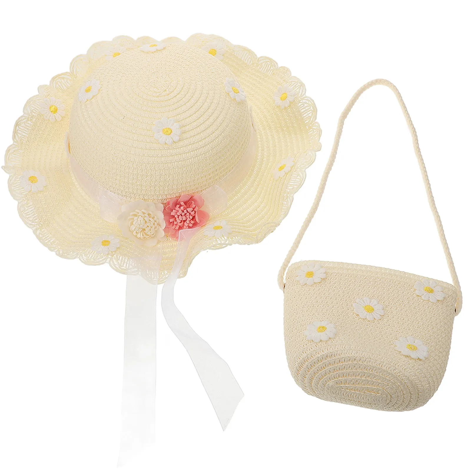 2Pcs Straw Sunscreen Hat Bag Kids Toddler Beach Bucket Hats Summer Vacation Sun Protection Lightweight Breathable
2Pcs Straw Sunscreen Hat Bag Kids Toddler Beach Bucket Hats Summer Vacation Sun Protection Lightweight Breathable