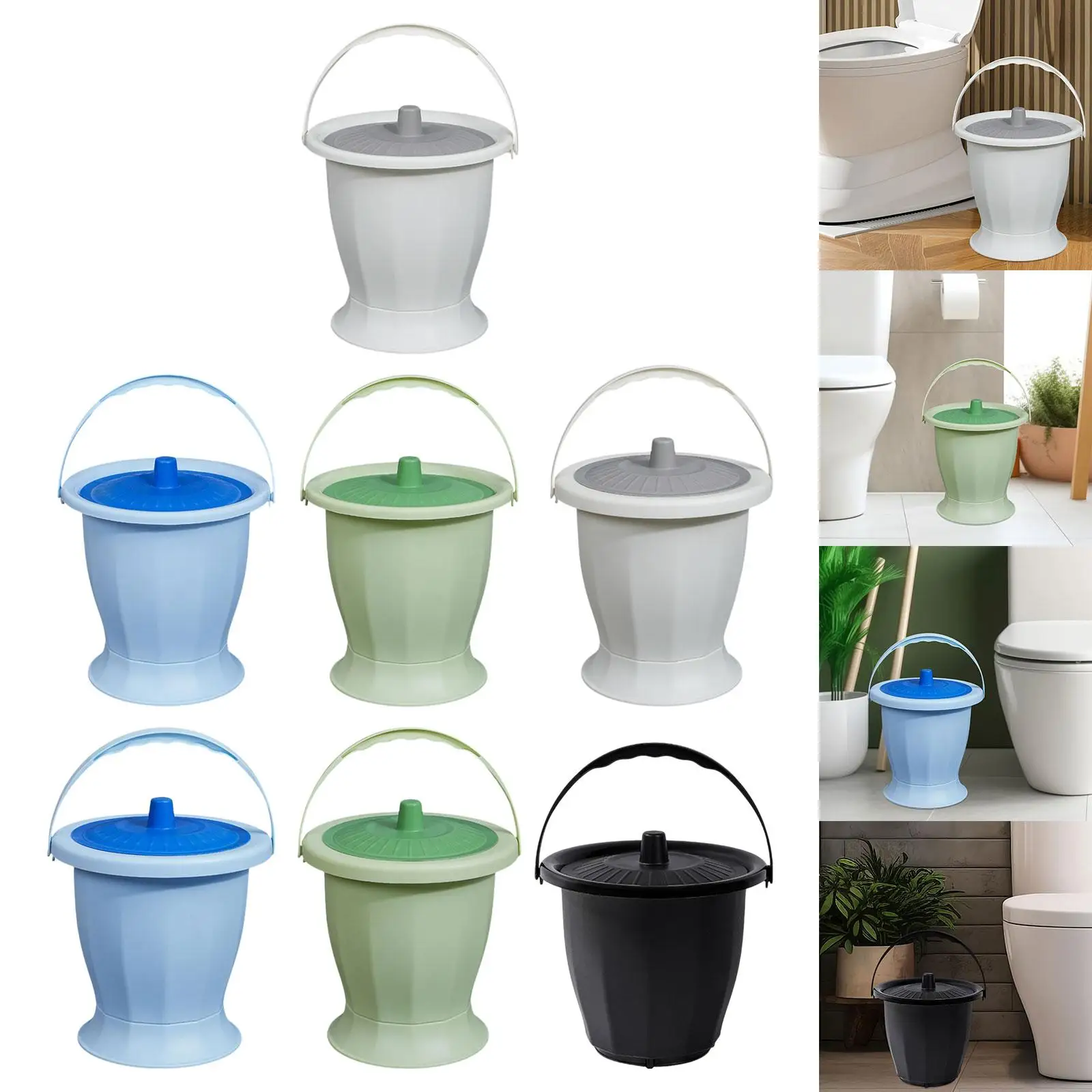Potty Urinal Bottle with Lid Urine Bucket Urine Pots Spittoon Chamber Bucket for
Potty Urinal Bottle with Lid Urine Bucket Urine Pots Spittoon Chamber Bucket for