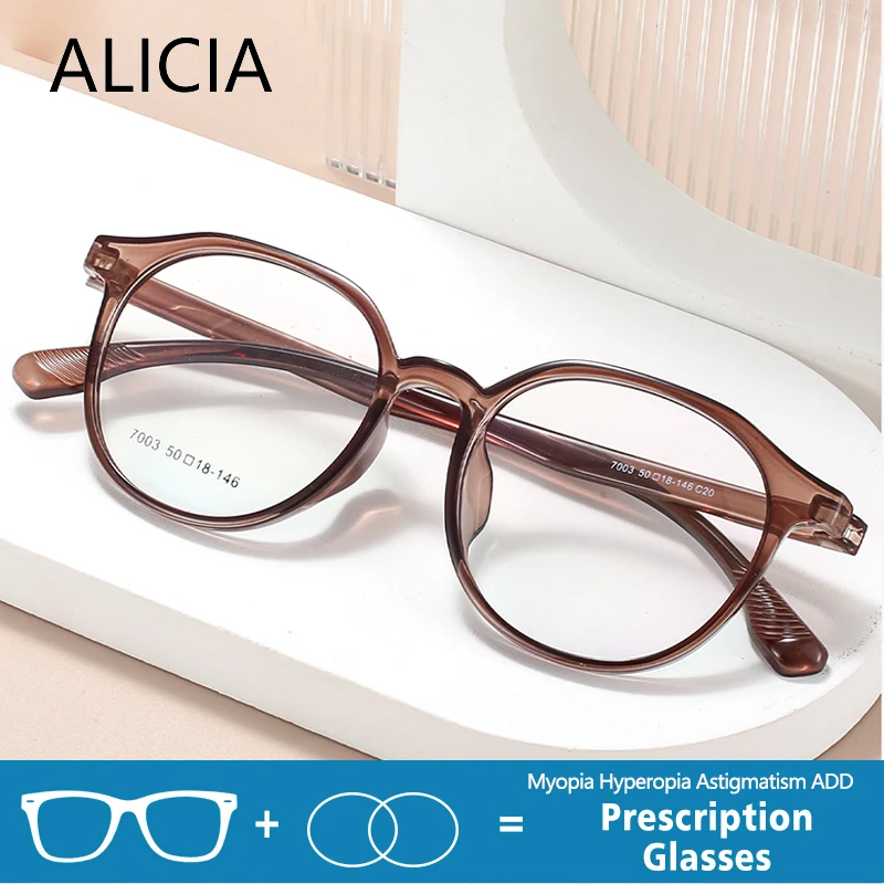 ALICIA Fashion Round Retro Ultra light TR90 Eyewear Anti Blue Light Blocking Spectacle Optical Prescription Glasses Man Woman
ALICIA Fashion Round Retro Ultra light TR90 Eyewear Anti Blue Light Blocking Spectacle Optical Prescription Glasses Man Woman