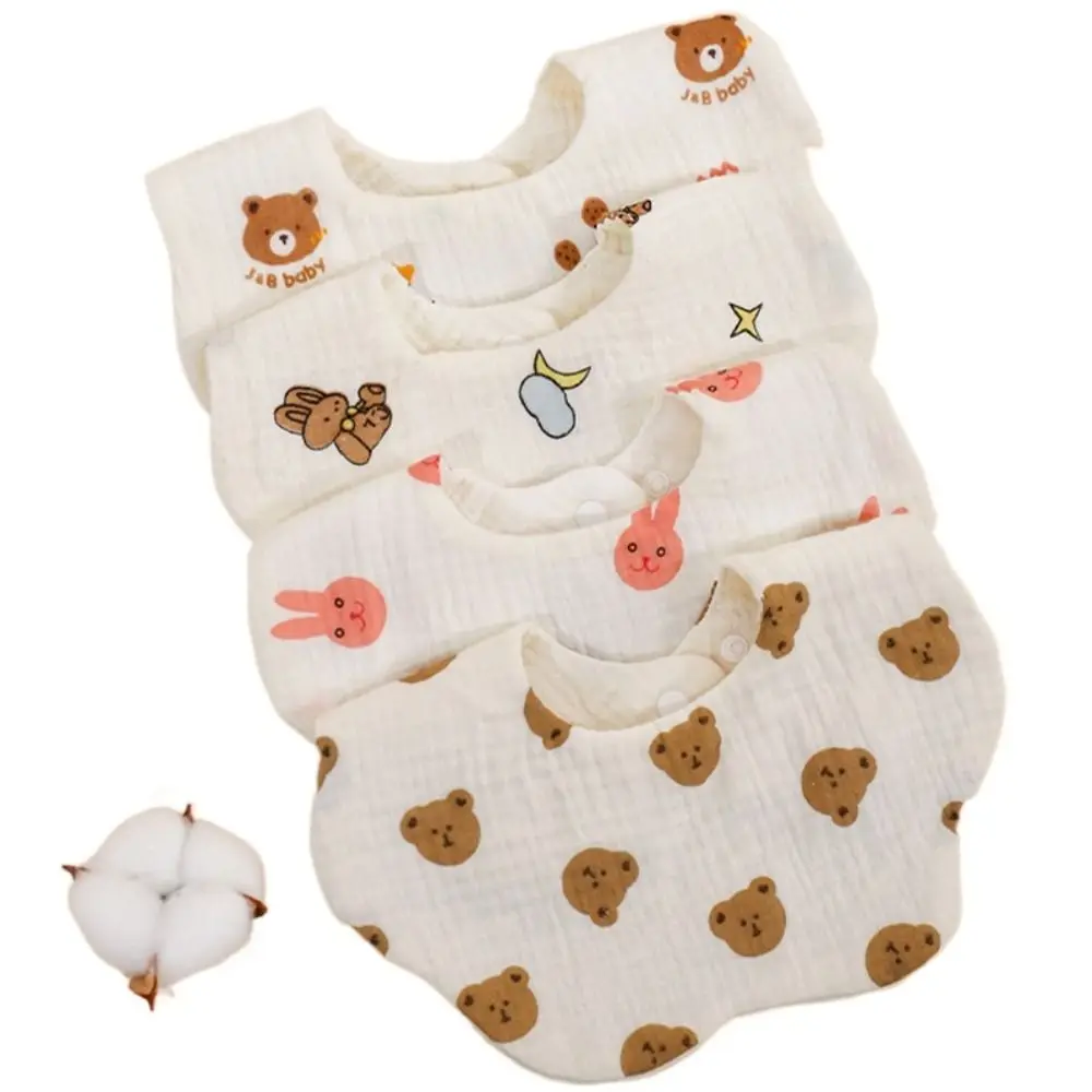 New Soft Pure Cotton Baby Bib 360 Rotatable Six-layer Printed Baby Bib Absorbent Infant Bib Daily Use
New Soft Pure Cotton Baby Bib 360 Rotatable Six-layer Printed Baby Bib Absorbent Infant Bib Daily Use