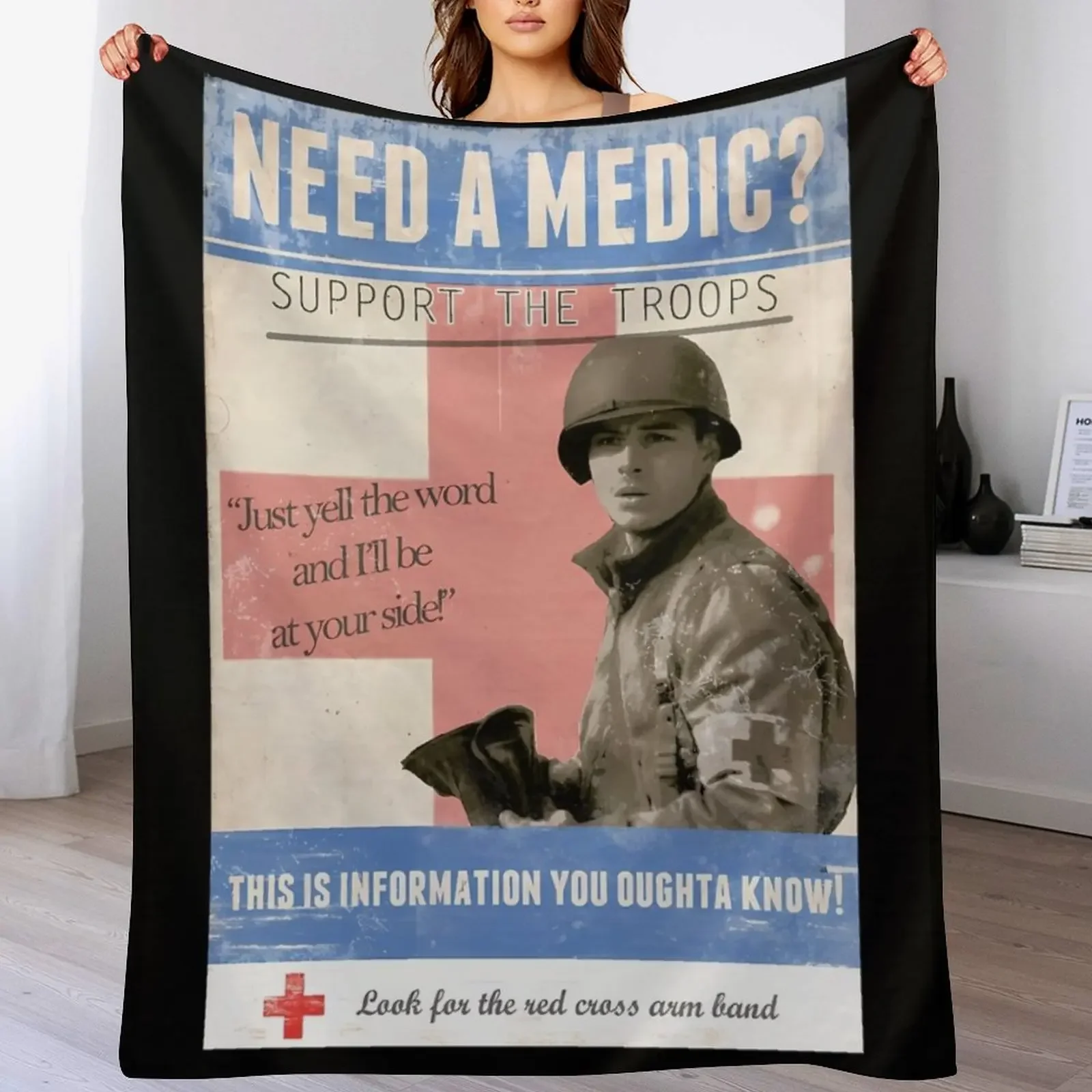 Doc Roe Band of Brothers Throw Blanket Anti Shedding Soft Fuzzy Blanket for Home
Doc Roe Band of Brothers Throw Blanket Anti Shedding Soft Fuzzy Blanket for Home
