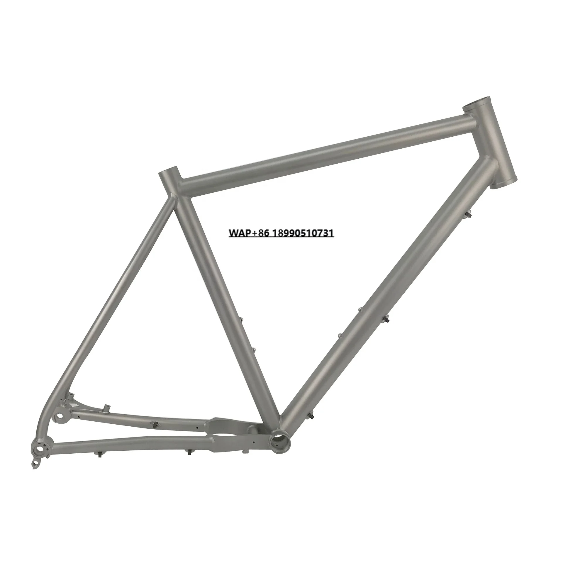 Sand Blasting Finished Titanium 650B Gravel Bike Frame Fit for Both 27.5 and 700c Tire
Sand Blasting Finished Titanium 650B Gravel Bike Frame Fit for Both 27.5 and 700c Tire