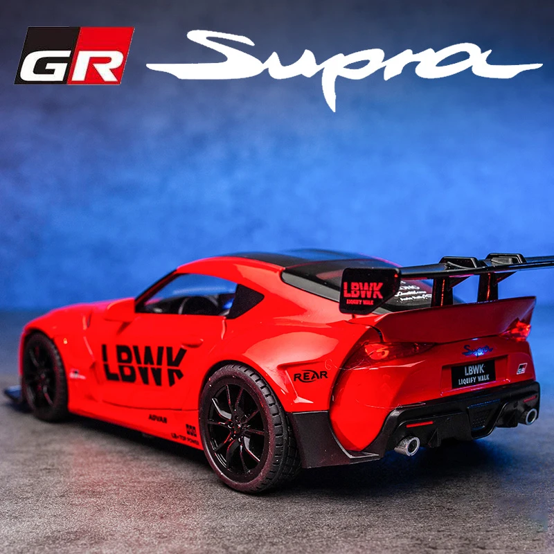 Simulation SUPRA Bull Demon King Sports Car Alloy Model Car 1:22 Auto Ornaments Boy Gift Children's Toy Car
Simulation SUPRA Bull Demon King Sports Car Alloy Model Car 1:22 Auto Ornaments Boy Gift Children's Toy Car