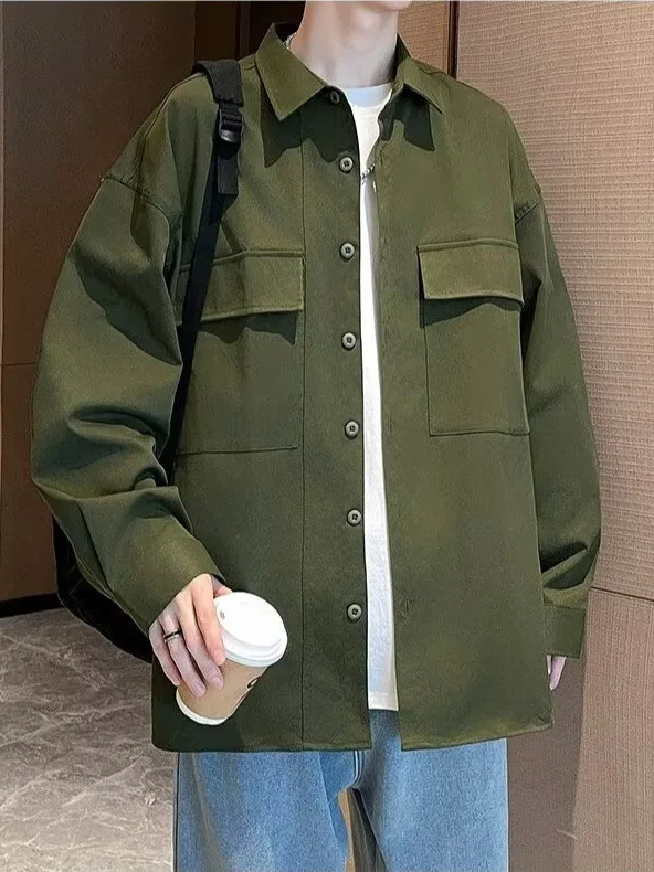 plus Size Men's Casual Black Long Sleeve Shirt Workwear Style Spring Autumn Jacket Loose Fit Polyester Fabric Shoulder Pad De...
plus Size Men's Casual Black Long Sleeve Shirt Workwear Style Spring Autumn Jacket Loose Fit Polyester Fabric Shoulder Pad De...