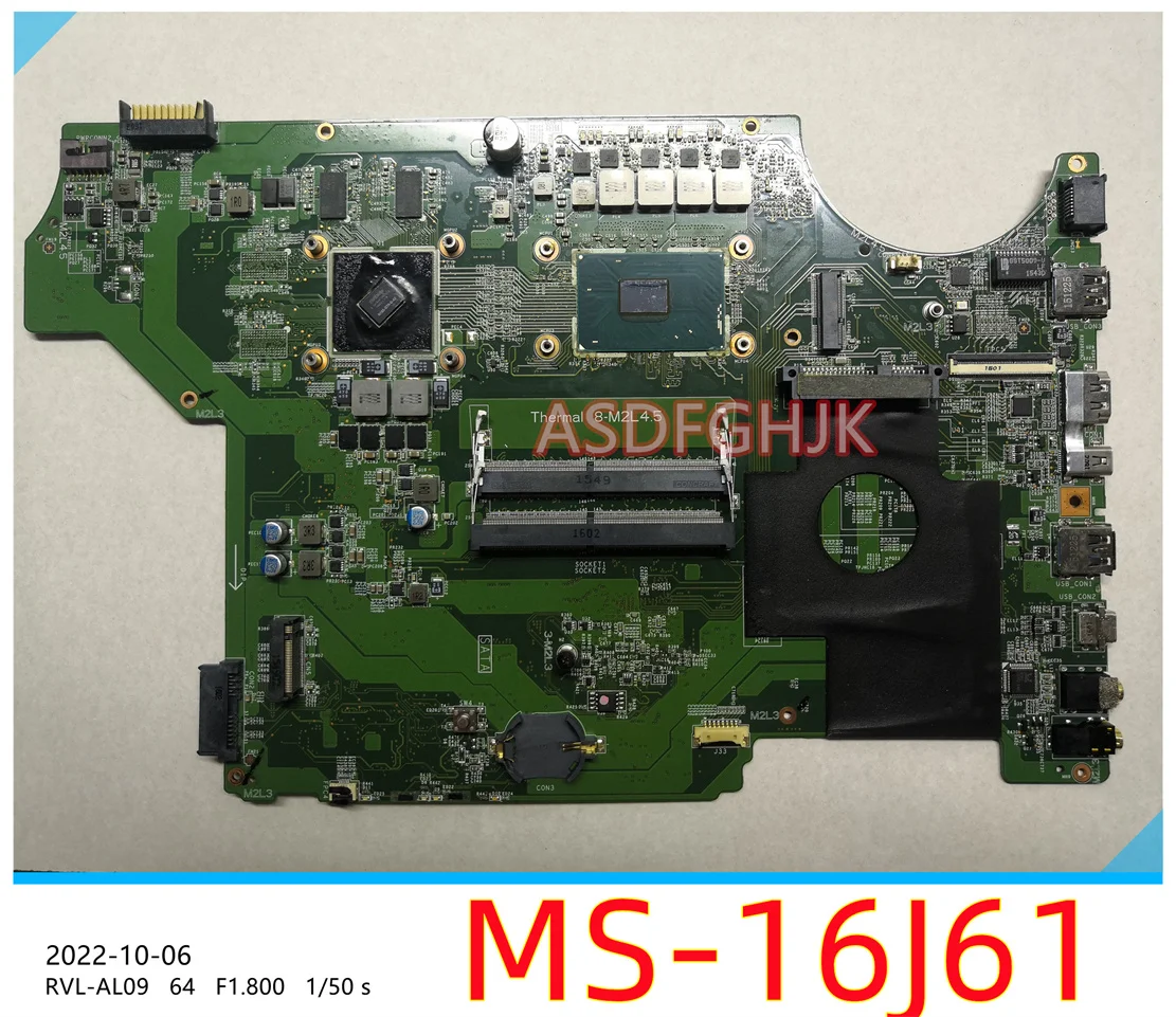 Оригинальная материнская плата MS-16J61 для ноутбука MSI MS-16J6 MS-1796 GL72 GL62 6QD-251XCN с I5-6300hq и 940 м TESE OK
Оригинальная материнская плата MS-16J61 для ноутбука MSI MS-16J6 MS-1796 GL72 GL62 6QD-251XCN с I5-6300hq и 940 м TESE OK