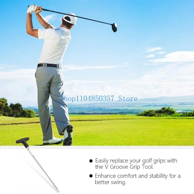 652F V-Grooves Grip Remover Saver Tool Golf Grip Removal Tool Golf Grip Saver Tool
652F V-Grooves Grip Remover Saver Tool Golf Grip Removal Tool Golf Grip Saver Tool