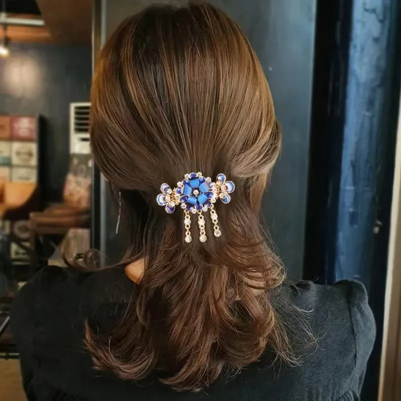 Women Retro Ethnic Style Small Crab Clip Headwear Jewelry GiftFashion Elegant Zircon Butterfly Tassel Hairpin Accessories For
Women Retro Ethnic Style Small Crab Clip Headwear Jewelry GiftFashion Elegant Zircon Butterfly Tassel Hairpin Accessories For