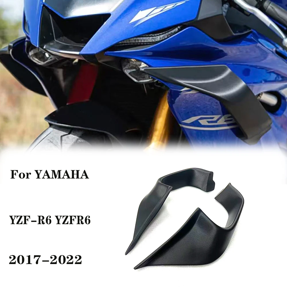 For Yamaha YZF-R6 YZFR6 2017-2022 Motorcycle Accessories Fairing Spoiler Blade Aerodynamic Fixed Wings
For Yamaha YZF-R6 YZFR6 2017-2022 Motorcycle Accessories Fairing Spoiler Blade Aerodynamic Fixed Wings