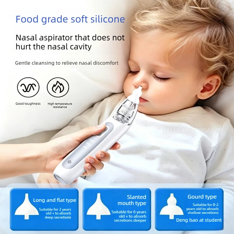 2026 New Pattern Baby Electric Nasal Aspirator Charging Version Newborn Baby Nasal Aspirator Suck Out Prevent Nasal Congestion
2026 New Pattern Baby Electric Nasal Aspirator Charging Version Newborn Baby Nasal Aspirator Suck Out Prevent Nasal Congestion