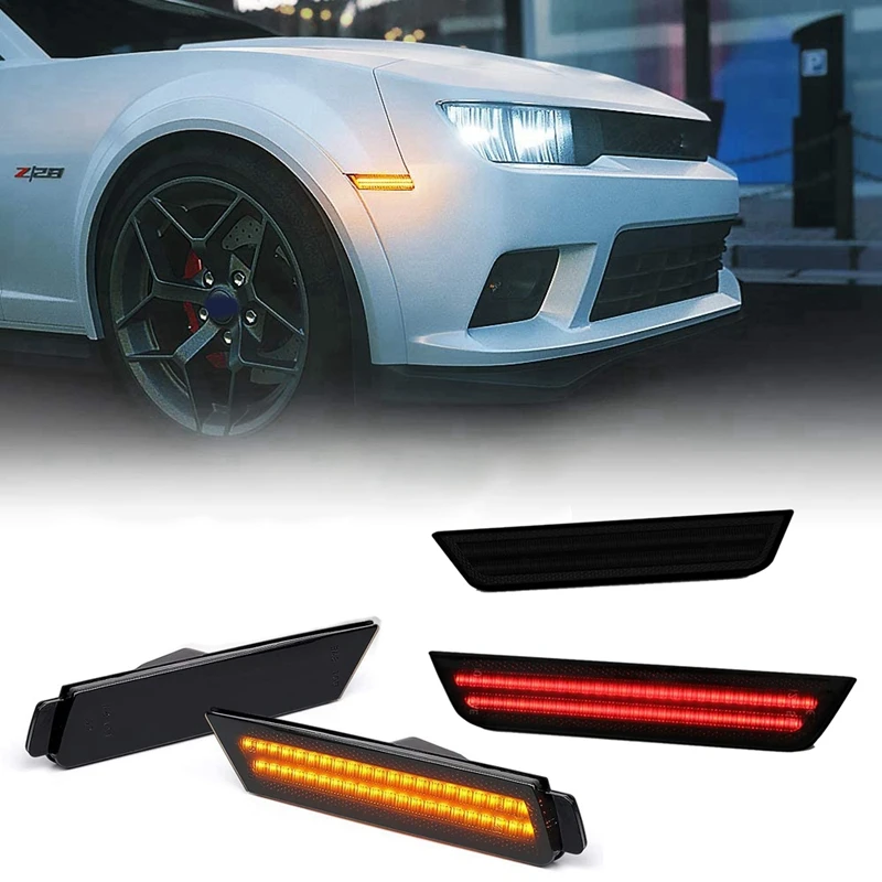 Желтые/красные боковые габаритные огни для 2010-2015 Chevy Camaro, передние и задние боковые габаритные огни, 12 В
Желтые/красные боковые габаритные огни для 2010-2015 Chevy Camaro, передние и задние боковые габаритные огни, 12 В