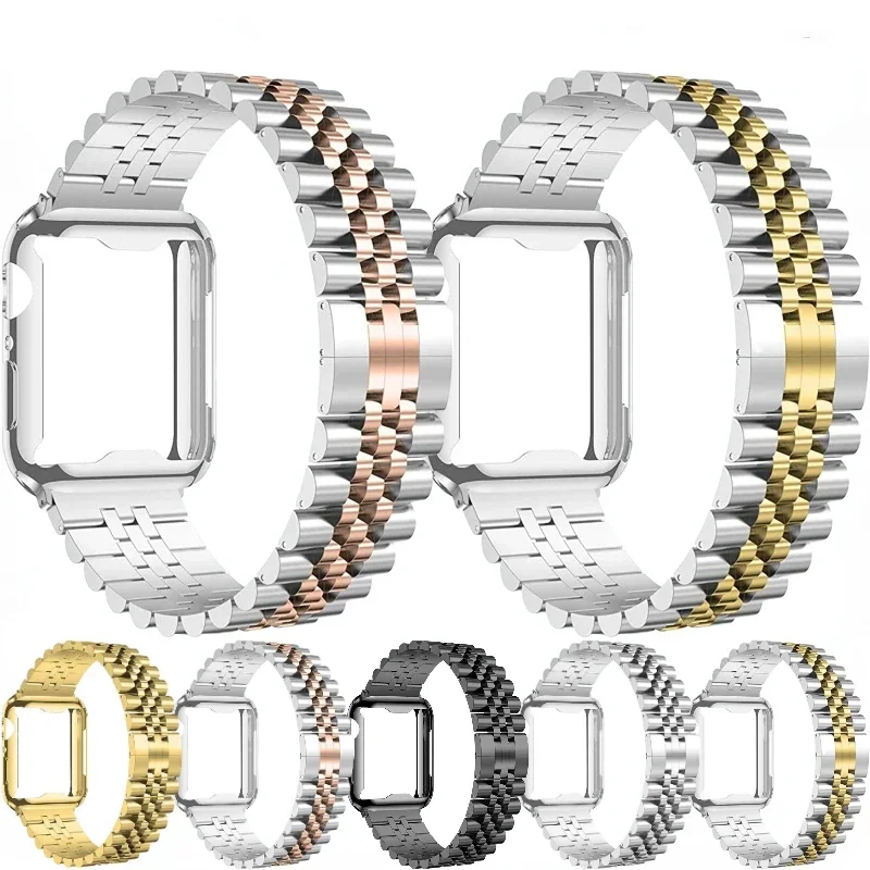Металлический ремешок + чехол из ТПУ для Apple Watch 46 мм, 45 мм, 44 мм, 41 мм, 40 мм, 42 мм Ultra/2 49 мм, ремешок из нержавеющей стали iWatch 10 9 8 7 6 5 4 3 SE
Металлический ремешок + чехол из ТПУ для Apple Watch 46 мм, 45 мм, 44 мм, 41 мм, 40 мм, 42 мм Ultra/2 49 мм, ремешок из нержавеющей стали iWatch 10 9 8 7 6 5 4 3 SE