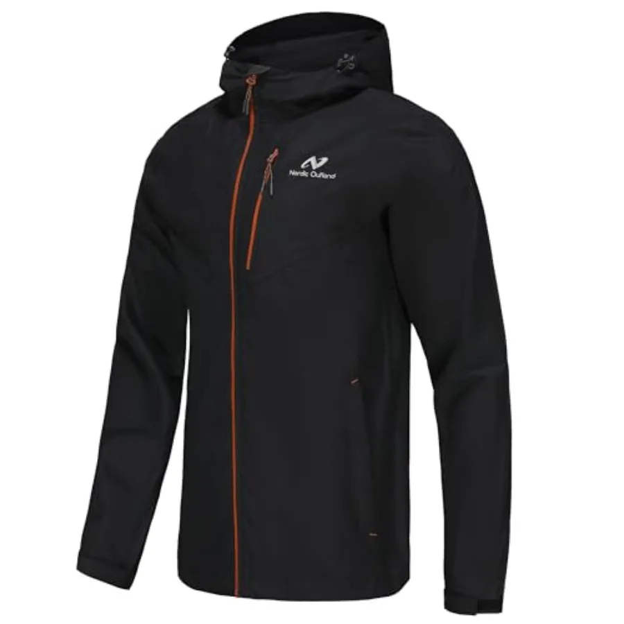 NORDIC OUTLAND Mens Lightweight Hooded Waterproof Rain Jacket Breathable Raincoat Shell for Outdoor Mountain Hiking
NORDIC OUTLAND Mens Lightweight Hooded Waterproof Rain Jacket Breathable Raincoat Shell for Outdoor Mountain Hiking