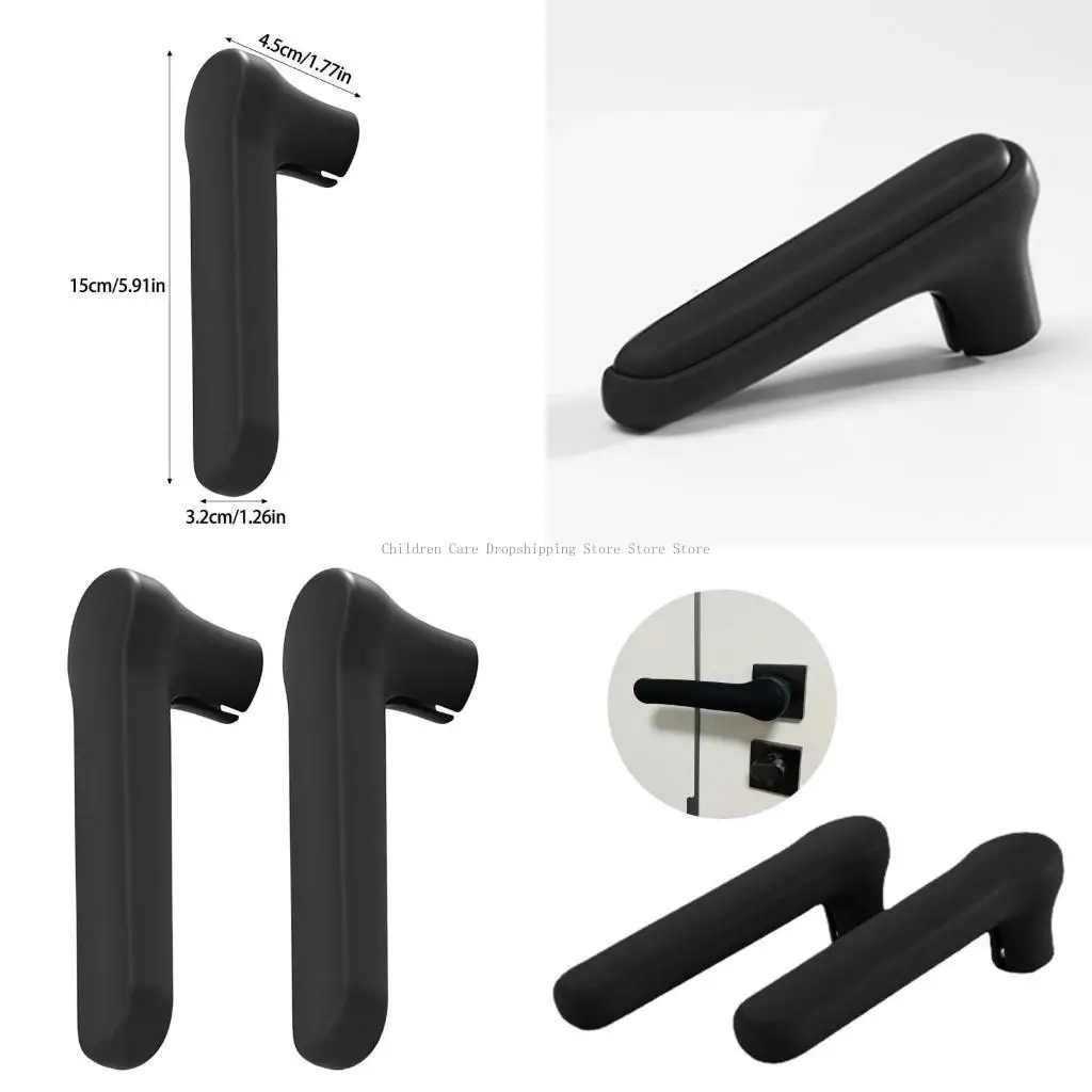 2pc Silicone Protective Case Door Handle Cover Sleeve for Kids and Adults Safety
2pc Silicone Protective Case Door Handle Cover Sleeve for Kids and Adults Safety