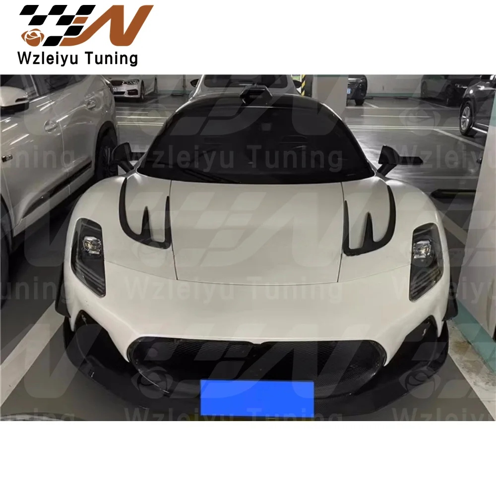 OEM Style Dry Carbon Fiber Front Hood Bonnet Vents Decor Trim Fit For Maserati MC20 High Quality Fitment
OEM Style Dry Carbon Fiber Front Hood Bonnet Vents Decor Trim Fit For Maserati MC20 High Quality Fitment