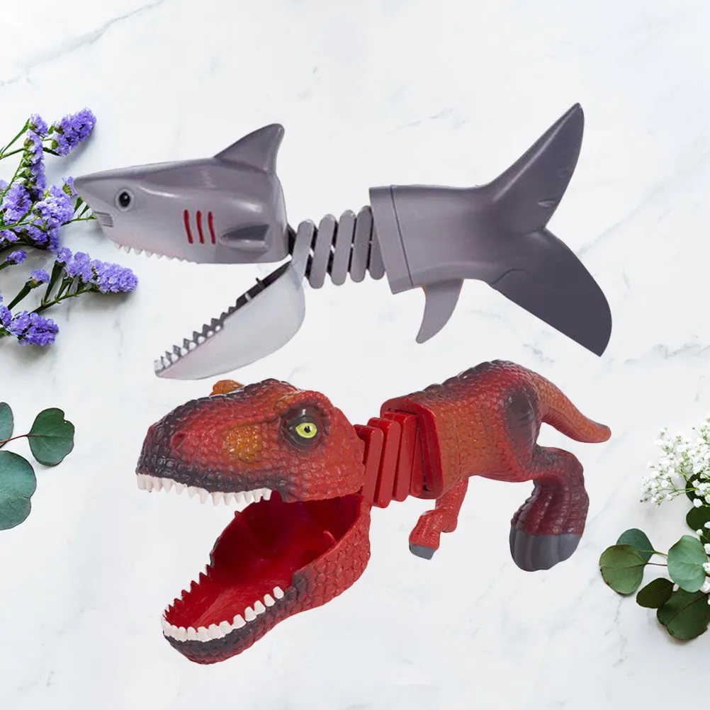 2 PCS Kids Toys Dinosaur Shark Prank Fidget Grabber Hand Puppet Funny Biting Finger Cartoon
2 PCS Kids Toys Dinosaur Shark Prank Fidget Grabber Hand Puppet Funny Biting Finger Cartoon