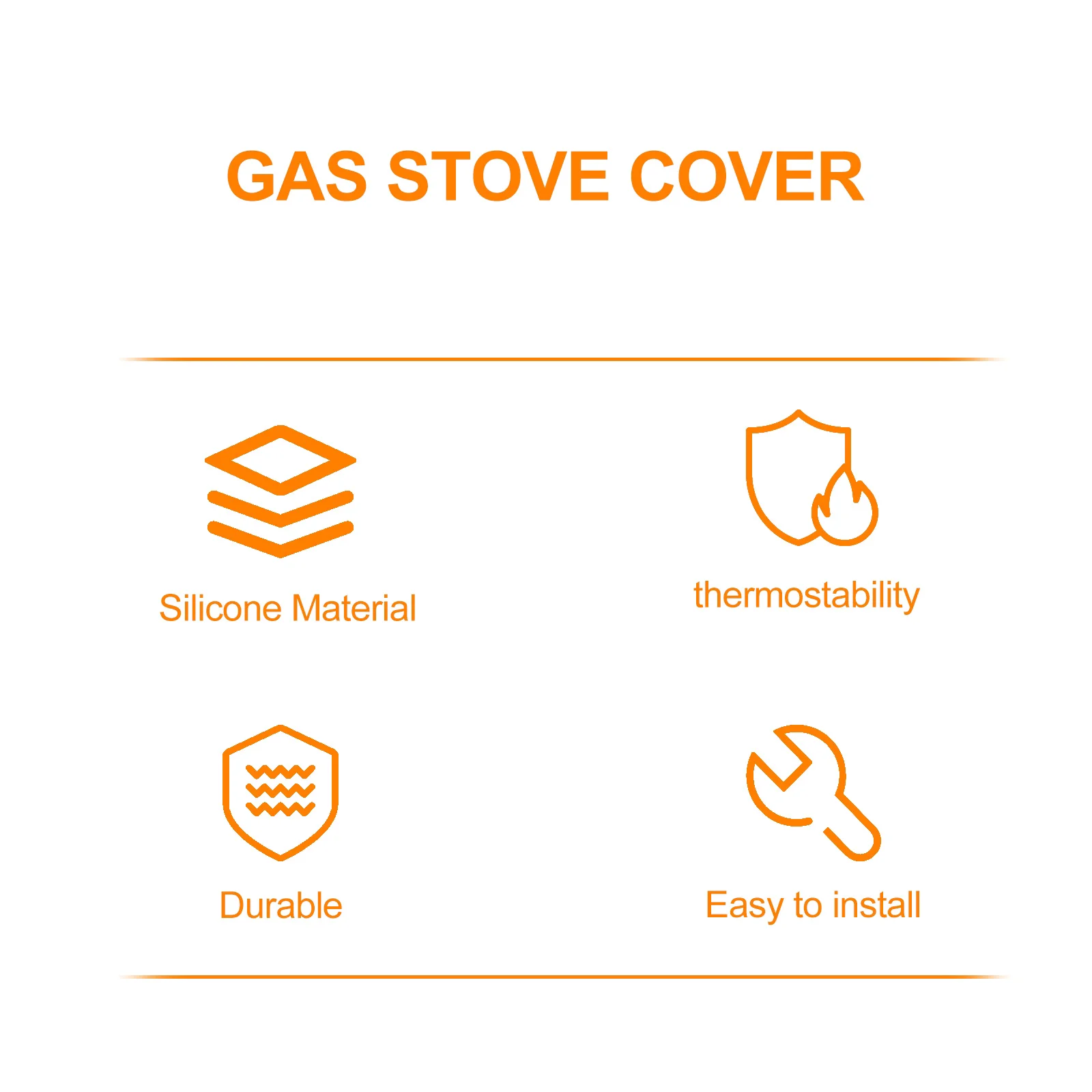 2Pcs Silicone Stove Counter Gap Cover for Gas Stove Heat Resistant Non Slip Fingerprint Resistant Dishwasher Safe Gap Filler
2Pcs Silicone Stove Counter Gap Cover for Gas Stove Heat Resistant Non Slip Fingerprint Resistant Dishwasher Safe Gap Filler