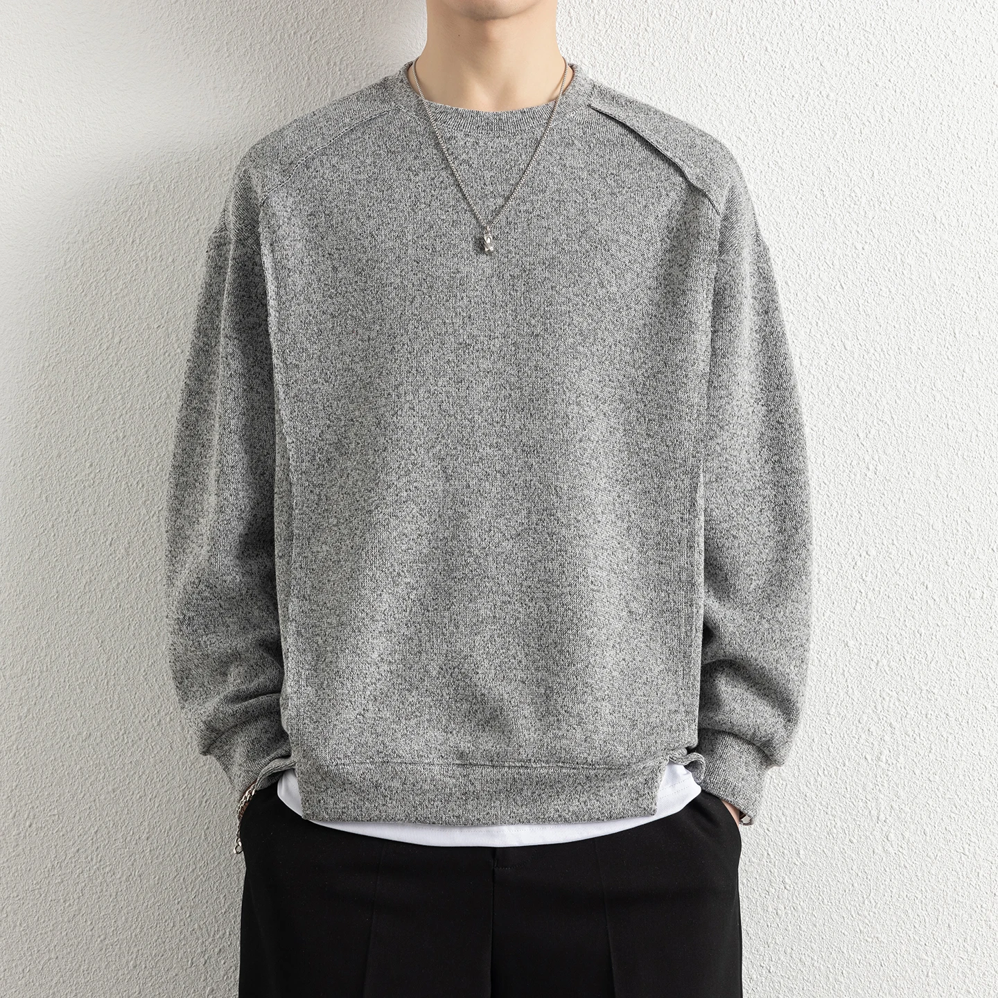 Spring Autumn New Sle Men's Hoodie Long Sve Trendy Base Layer irt Casual Faion Cotton Polyester Blend Youth Clothing
Spring Autumn New Sle Men's Hoodie Long Sve Trendy Base Layer irt Casual Faion Cotton Polyester Blend Youth Clothing