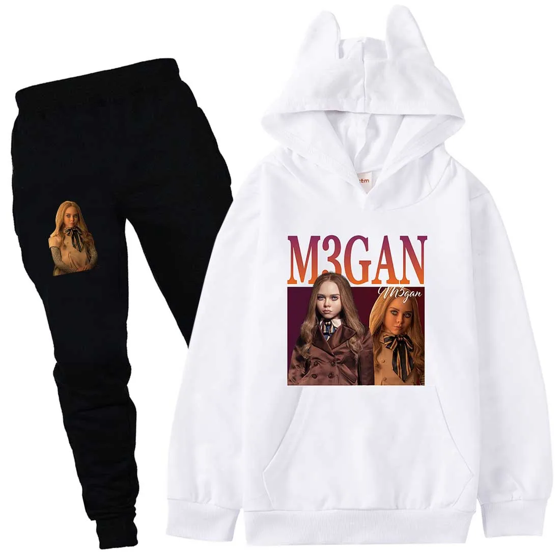 Fashion M3GAN DANCE Family Kids Boutique Clothes Baby Girls Leisure Sweater Pants Set Children's Sets Boys Students Sportswear
Fashion M3GAN DANCE Family Kids Boutique Clothes Baby Girls Leisure Sweater Pants Set Children's Sets Boys Students Sportswear