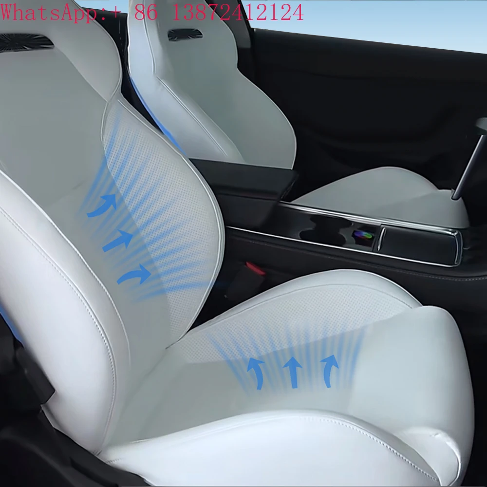 Newest Luxury Sports Ventilated Seats for Tesla Model 3 Y Heating Cooling Perforated Seats 1:1 Ratio High-Performance Style 
Newest Luxury Sports Ventilated Seats for Tesla Model 3 Y Heating Cooling Perforated Seats 1:1 Ratio High-Performance Style