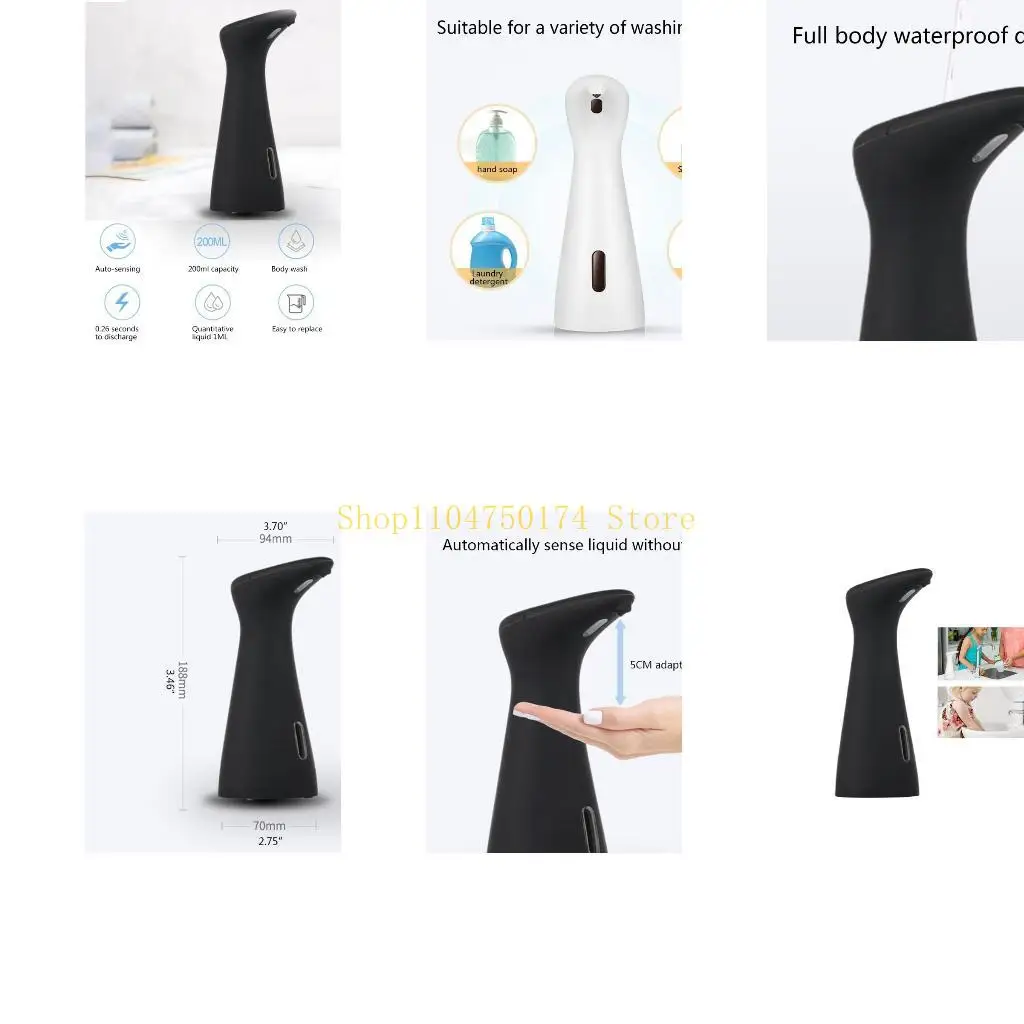 Автоматическое пенопластовое мыло диспенсер 200 мл индукционная жидкая стиральная машина USB Интеллектуальная пена для мытья 
Автоматическое пенопластовое мыло диспенсер 200 мл индукционная жидкая стиральная машина USB Интеллектуальная пена для мытья
