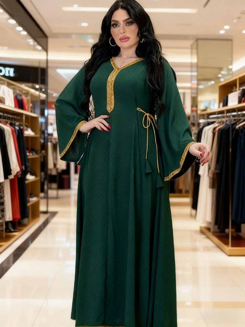 Мусульманское платье Ид, женское платье Абая с бриллиантами на шнуровке, Джалабия, Марокко, вечерние платья, Дубай, Абая, исламские платья, арабский длинный халат 2026
Мусульманское платье Ид, женское платье Абая с бриллиантами на шнуровке, Джалабия, Марокко, вечерние платья, Дубай, Абая, исламские платья, арабский длинный халат 2026