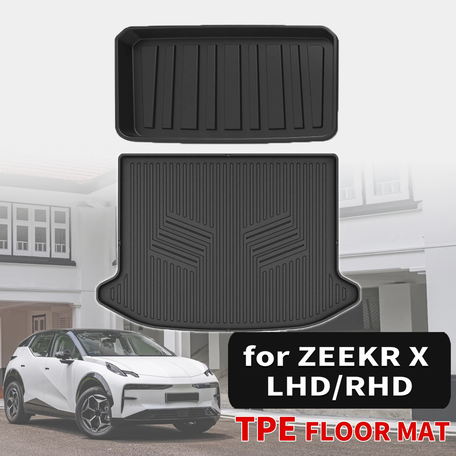 for ZEEKR X 2024 2025 Luxury Eco-Friendly TPE Trunk Pad Odorless Non-Toxic Custom Fit Car Accessories
for ZEEKR X 2024 2025 Luxury Eco-Friendly TPE Trunk Pad Odorless Non-Toxic Custom Fit Car Accessories