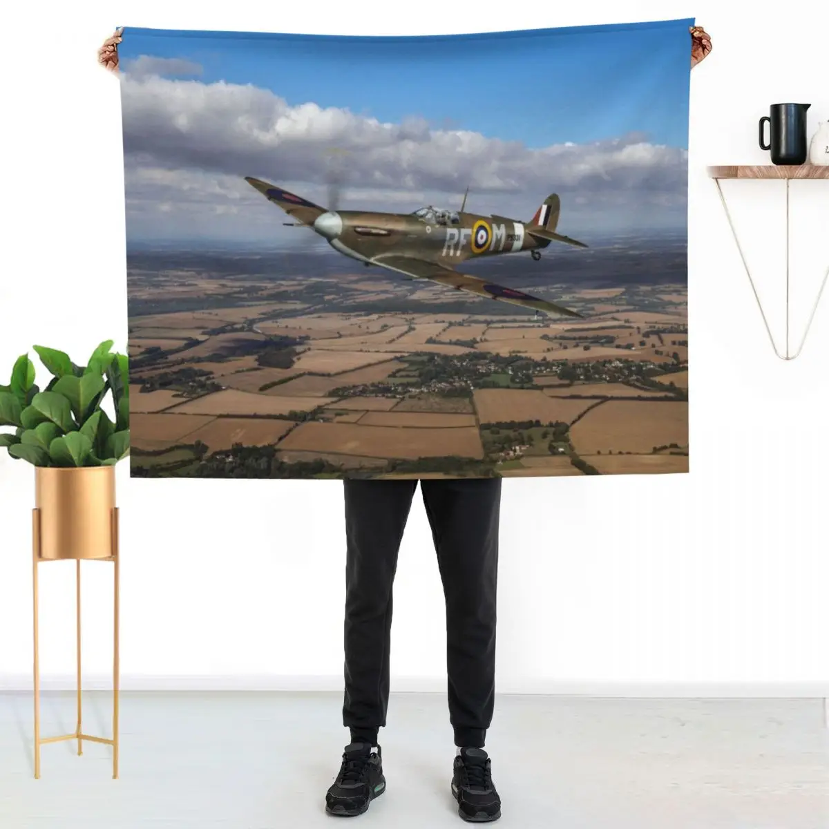 Laguna Spitfire 303 Squadron Throw Blanket Men's Soft Warm Throw Blanket for Couch
Laguna Spitfire 303 Squadron Throw Blanket Men's Soft Warm Throw Blanket for Couch