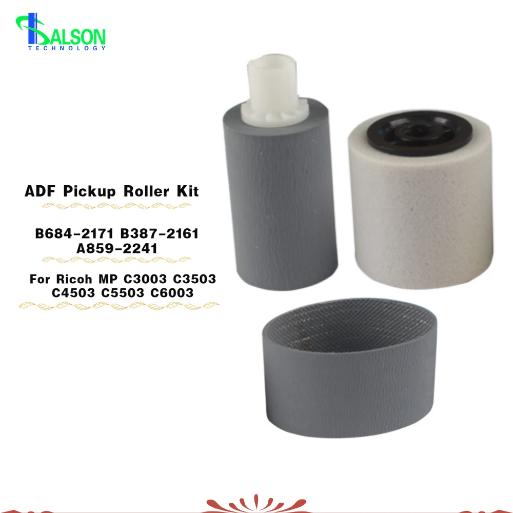 Один набор из трех совместимых ролика захвата ADF для Ricoh MP C3003 C3503 C4503 C5503 C6003
Один набор из трех совместимых ролика захвата ADF для Ricoh MP C3003 C3503 C4503 C5503 C6003