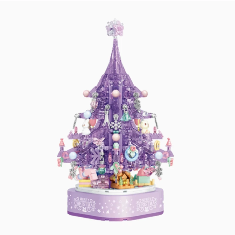 SEMBO Building Block Pink Crystal Christmas Tree Building Blocks Light Music Box Assembly Bricks Toys for Girls sgift
SEMBO Building Block Pink Crystal Christmas Tree Building Blocks Light Music Box Assembly Bricks Toys for Girls sgift