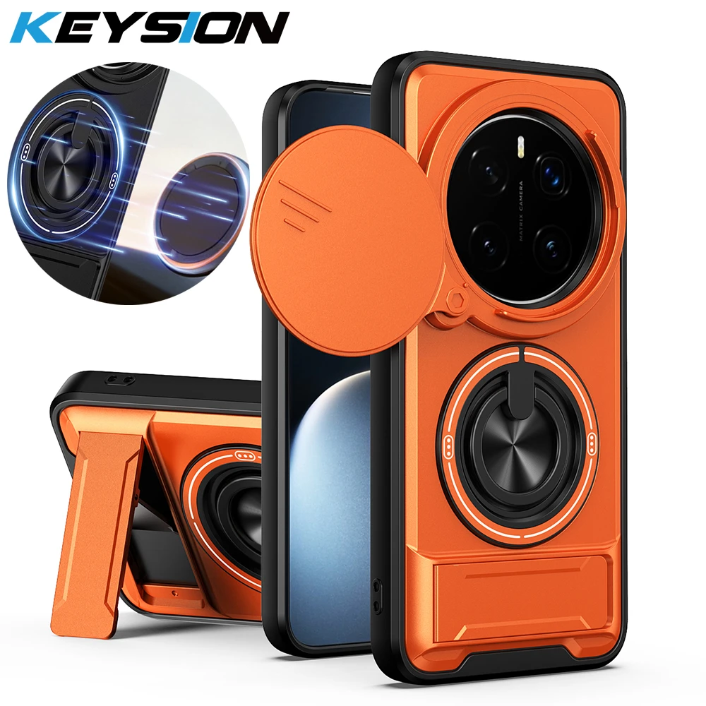 KEYSION Magnetic Phone Case for HONOR Magic 7 6 Pro 5G Slide Camera Protection Upright Kickstand 360° Ring Shockproof Back Cover
KEYSION Magnetic Phone Case for HONOR Magic 7 6 Pro 5G Slide Camera Protection Upright Kickstand 360° Ring Shockproof Back Cover