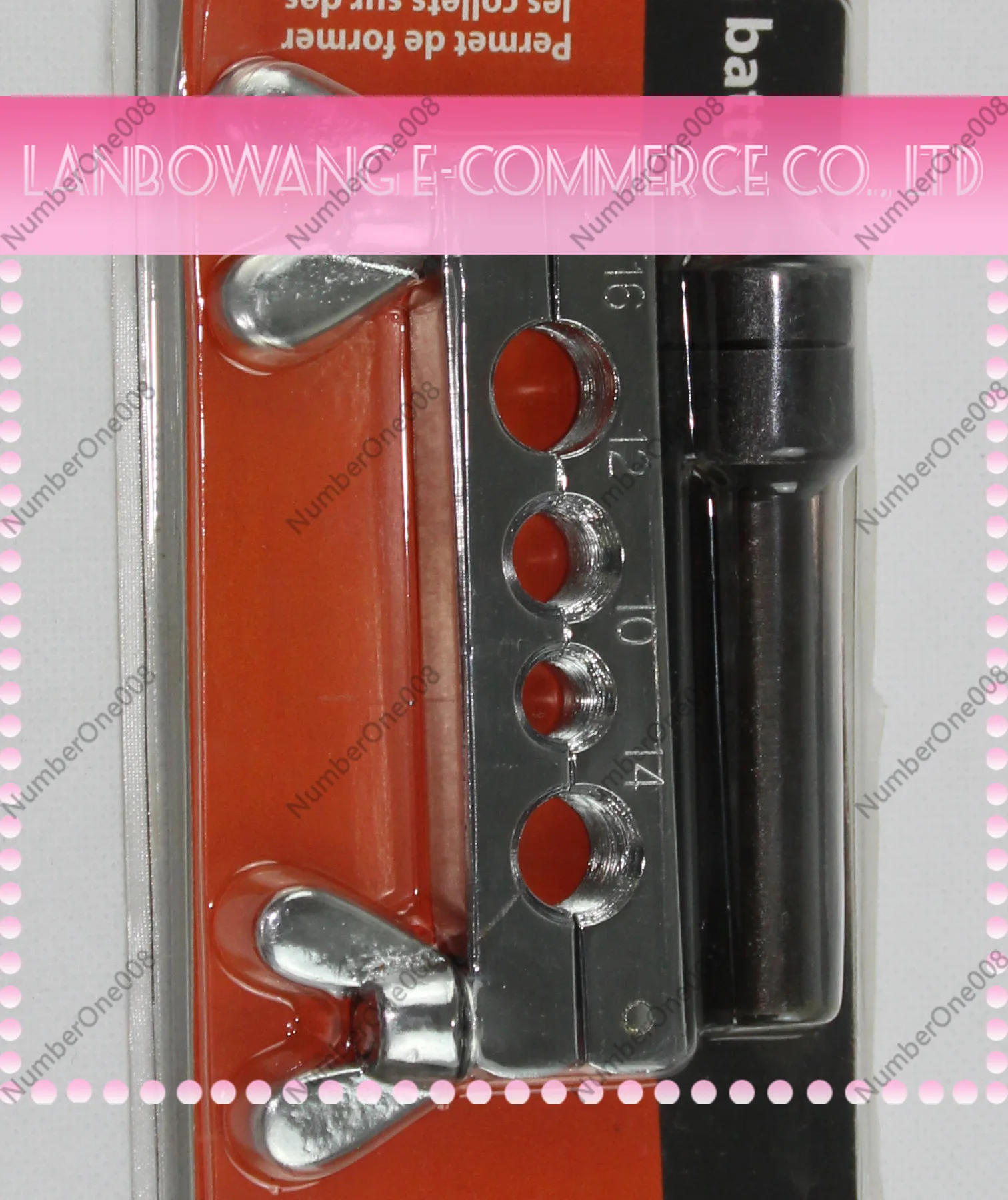 CT-97 Manual pipe expander 2-piece set of 4-hole anti-deformation flaring tool 10-14mm pipe fittings
CT-97 Manual pipe expander 2-piece set of 4-hole anti-deformation flaring tool 10-14mm pipe fittings