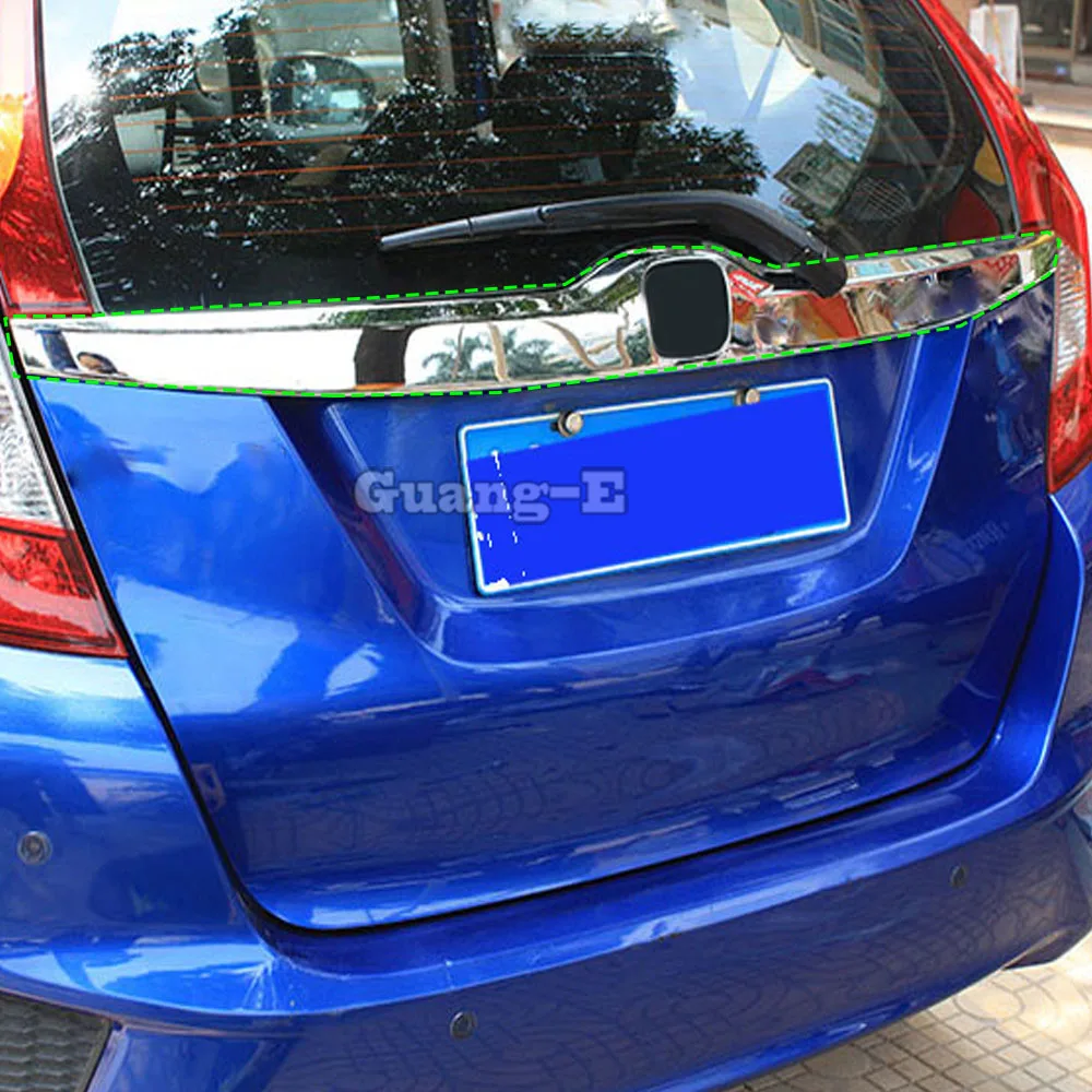 Car Cover ABS Chrome Rear License Plate Door Bottom Tailgate Frame Trim Lamp Trunk For Honda Fit Jazz 2014 2015 2016 2017
Car Cover ABS Chrome Rear License Plate Door Bottom Tailgate Frame Trim Lamp Trunk For Honda Fit Jazz 2014 2015 2016 2017