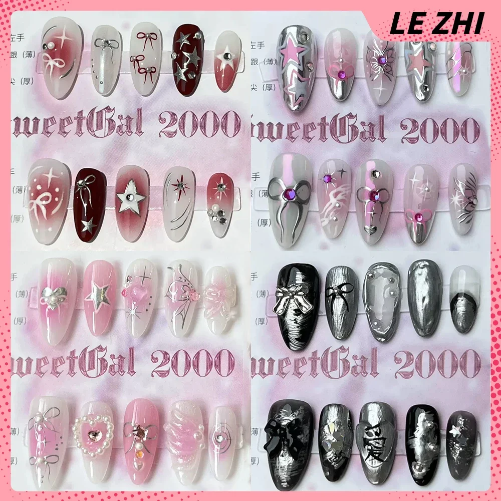 Y2K Short Almond French Handmade Full Cover Nail Tips Hand-painted High-end Customizable Nails Woman Wife Memorial Day Gift
Y2K Short Almond French Handmade Full Cover Nail Tips Hand-painted High-end Customizable Nails Woman Wife Memorial Day Gift