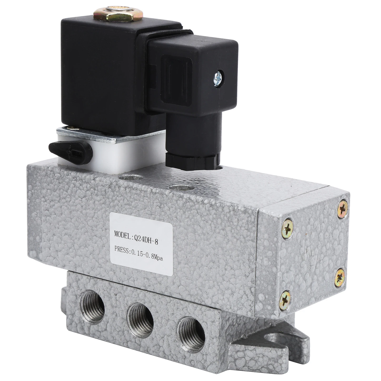 Electric Solenoid Valve G1/4in 2 Position 4 Way Square Single Control Directional Valve Q24DH‑8 Aluminum Alloy Solenoid Valve
Electric Solenoid Valve G1/4in 2 Position 4 Way Square Single Control Directional Valve Q24DH‑8 Aluminum Alloy Solenoid Valve