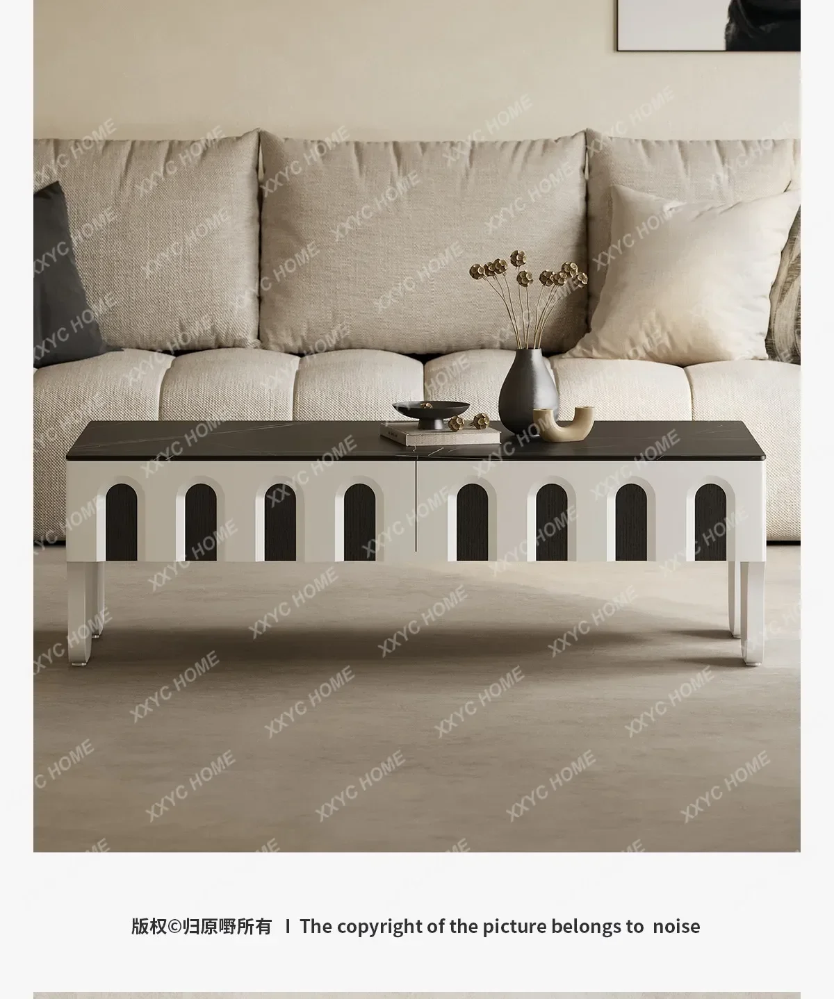 Retro Rock Slab Coffee Table Small Apartment Household Light Luxury Modern High-end Atmospheric Coffee Table
Retro Rock Slab Coffee Table Small Apartment Household Light Luxury Modern High-end Atmospheric Coffee Table