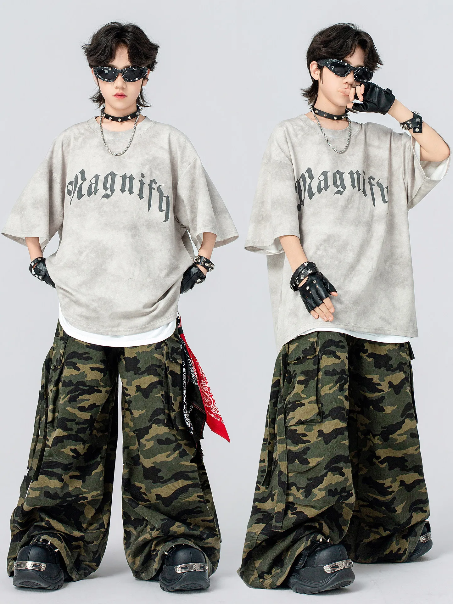 Children Clothing Street Dance Wear Loose Shirts Camouflage Pants Kpop Outfits For Boys Jazz Dance Costumes Girls Wear DQS22948
Children Clothing Street Dance Wear Loose Shirts Camouflage Pants Kpop Outfits For Boys Jazz Dance Costumes Girls Wear DQS22948