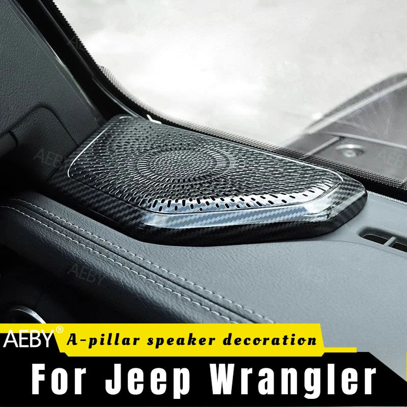 For Jeep Wrangler 2018-2023 A-pillar speaker covers adorn stereo audio frame,A-pillar horn bezel,decorative panel,Car interior
For Jeep Wrangler 2018-2023 A-pillar speaker covers adorn stereo audio frame,A-pillar horn bezel,decorative panel,Car interior