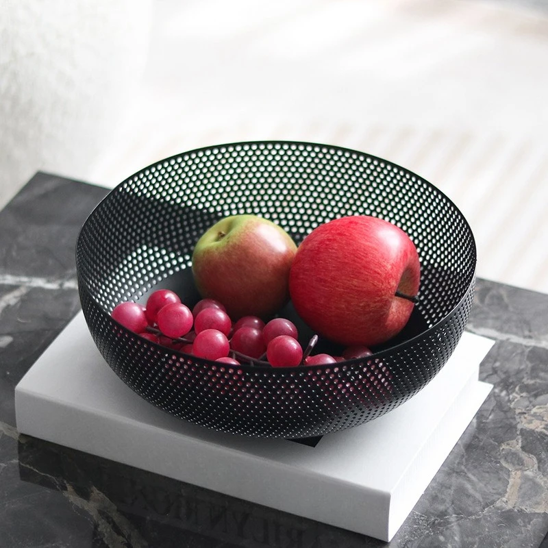 Круглая тарелка с фруктами с большим отверстием, современная простая модель, домашняя корзина с фруктами, ресторан, украшения B & B
Круглая тарелка с фруктами с большим отверстием, современная простая модель, домашняя корзина с фруктами, ресторан, украшения B & B