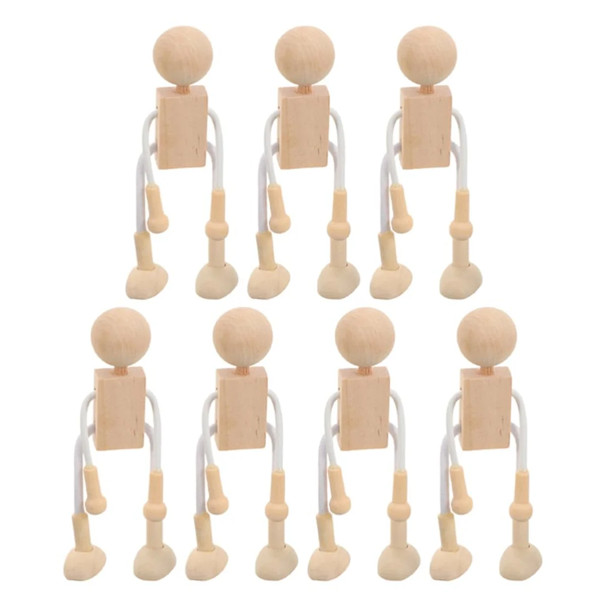 X55A-7Pcs Blank Wooden Cartoon Figure: DIY Painting Robot Figures Joint Figures Robot Peg Doll for
X55A-7Pcs Blank Wooden Cartoon Figure: DIY Painting Robot Figures Joint Figures Robot Peg Doll for