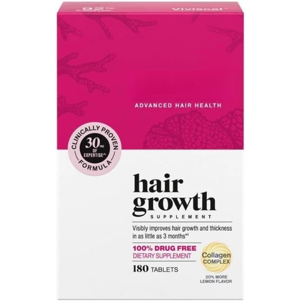 Hair Growth Supplements for Women, Clinically Proven Hair Growth Product with Proprietary Collagen Complex, Results of Thicker,
Hair Growth Supplements for Women, Clinically Proven Hair Growth Product with Proprietary Collagen Complex, Results of Thicker,
