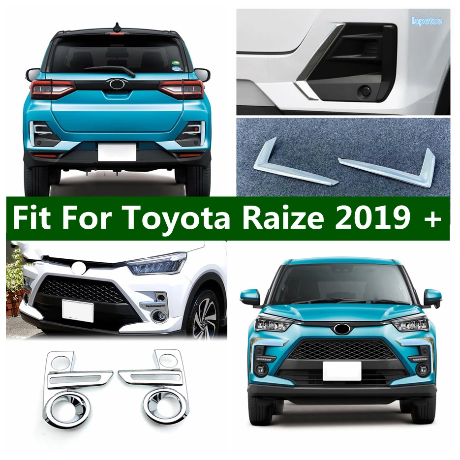 Car Front Rear Fog Light Eyebrow Bumper Lamp Decoration Frame Cover Trim Fit For Toyota Raize 2019 - 2021 Chrome Accessories
Car Front Rear Fog Light Eyebrow Bumper Lamp Decoration Frame Cover Trim Fit For Toyota Raize 2019 - 2021 Chrome Accessories