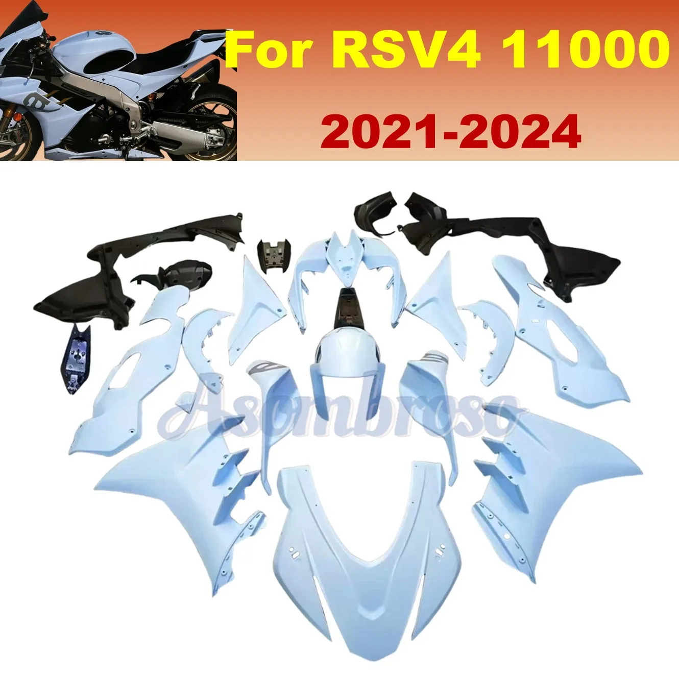 Fairing Kit For Aprilia RSV4 RSV1100 2021 2022 2023 2024 ABS Injection Bodywork Custom | Light Blue
Fairing Kit For Aprilia RSV4 RSV1100 2021 2022 2023 2024 ABS Injection Bodywork Custom | Light Blue