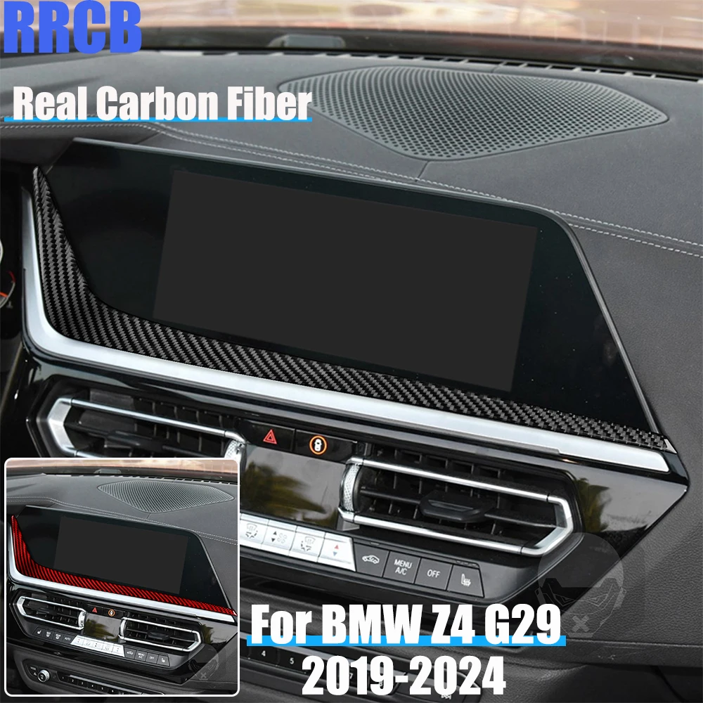 Real Carbon Fiber Car Accessories Center Screen Strip Decorative Soft Cover Sticker For BMW Z4 G29 2019 2020 2021 2022 2023 2024
Real Carbon Fiber Car Accessories Center Screen Strip Decorative Soft Cover Sticker For BMW Z4 G29 2019 2020 2021 2022 2023 2024