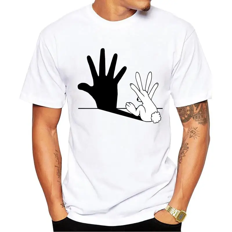 FPACE Fashion Funny Hand Men T-Shirt Rabbit Hand Shadow Printed Hipster Tshirts Short Sleeve Casual t shirts Basic Tee
FPACE Fashion Funny Hand Men T-Shirt Rabbit Hand Shadow Printed Hipster Tshirts Short Sleeve Casual t shirts Basic Tee
