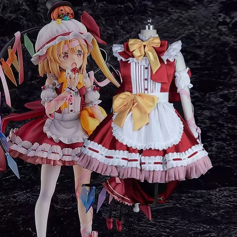 Flandre Scarlet Косплей Униформа Touhou Project Костюм Аксессуары Хэллоуин Карнавал Ролевая игра Одежда
Flandre Scarlet Косплей Униформа Touhou Project Костюм Аксессуары Хэллоуин Карнавал Ролевая игра Одежда